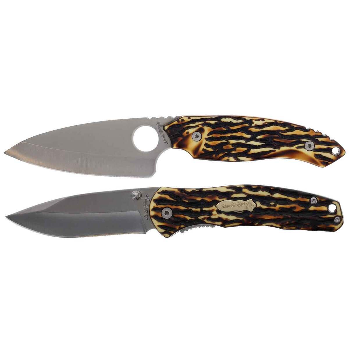 Uncle Henry 2 Piece Combo Knife Set - Brown Uncle Henry 2 Piece Combo Knife Set - Brown