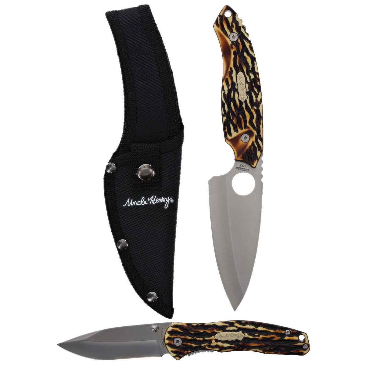 Uncle Henry 2 Piece Combo Knife Set - Brown Uncle Henry 2 Piece Combo Knife Set - Brown