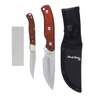 Uncle Henry Fixed and Folder Knife Set - Brown