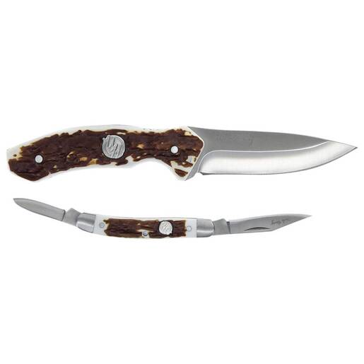 Uncle Henry Fixed Blade and Folding Knife Set – Staglon
