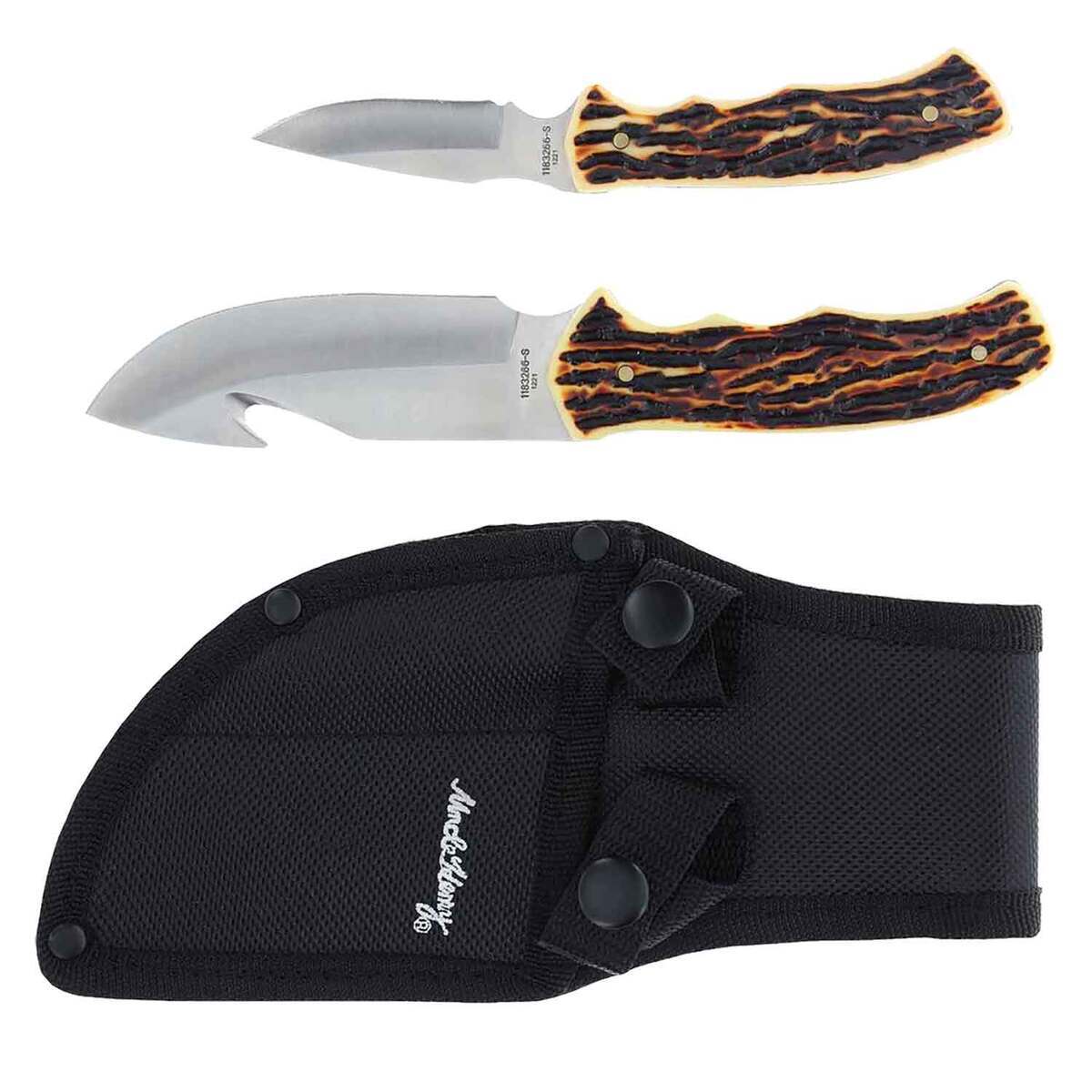 Uncle Henry Guthook and Skinner Knife Set - Staglon Uncle Henry Guthook and Skinner Knife Set - Staglon