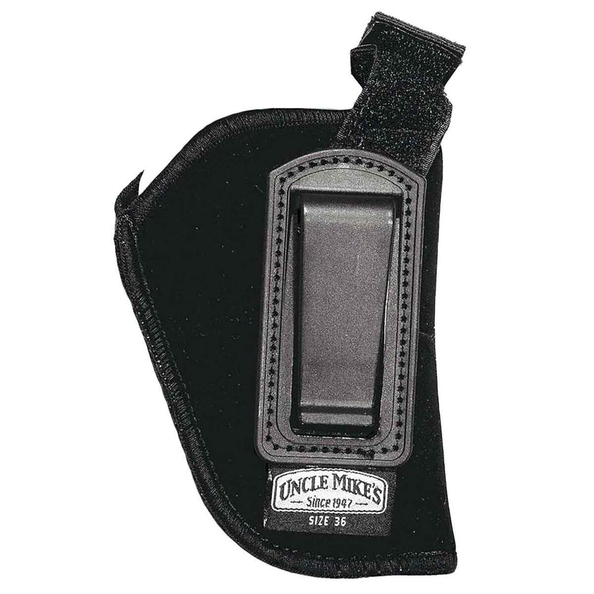 Uncle Mike's Inside-The-Pant w/ Retention Strap Size 36 Right Hand Holster - Black 36 Uncle Mike's Inside-The-Pant w/ Retention Strap Size 36 Right Hand Holster - Black 36