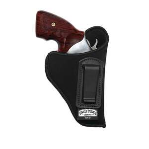 Uncle Mike's Open Style Inside-The-Pant Holster 4in Barrel Med/Intermediate Double Action Revolver Right Holster