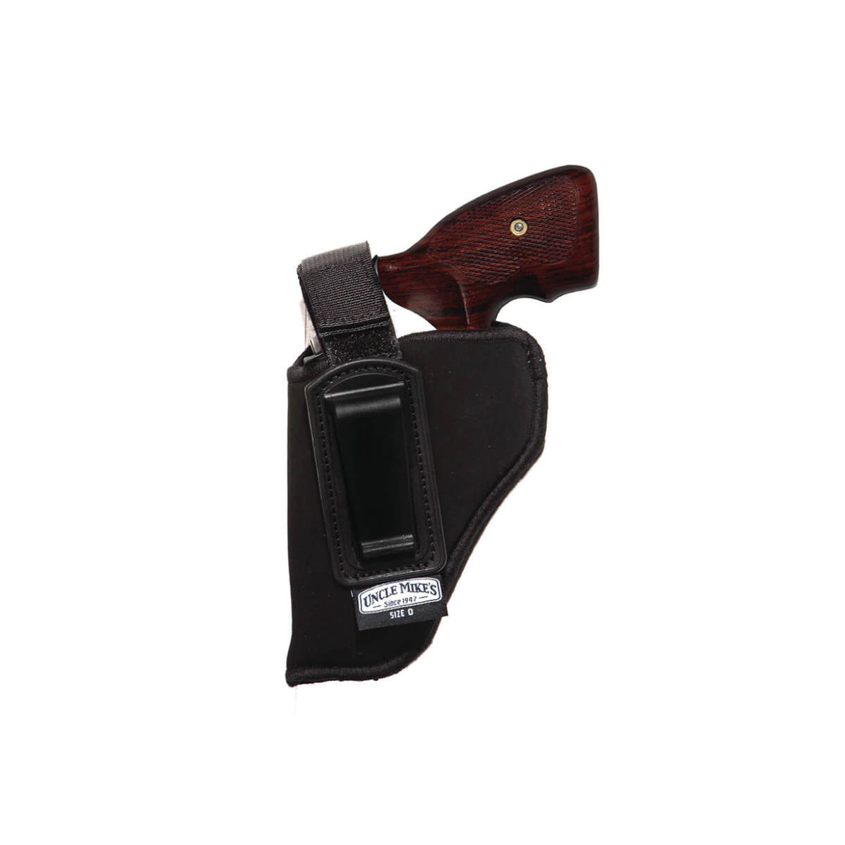 Uncle Mike's Sidekick Inside the Waistband Size 5 Right Hand Retention Holster - Black 5 Uncle Mike's Sidekick Inside the Waistband Size 5 Right Hand Retention Holster - Black 5