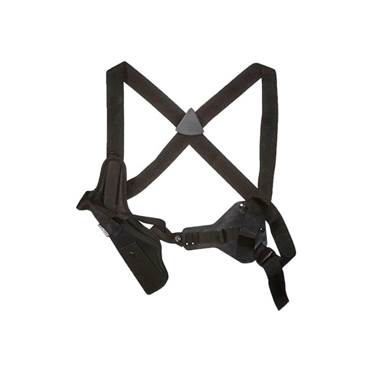 Uncle Mike's Sidekick Vertical Shoulder Size 4 Right Hand Holster - Black 4 Uncle Mike's Sidekick Vertical Shoulder Size 4 Right Hand Holster - Black 4