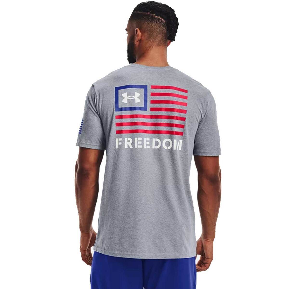 Under Armor Men's Freedom Flag Evade Graphic Short Sleeve T-Shirt