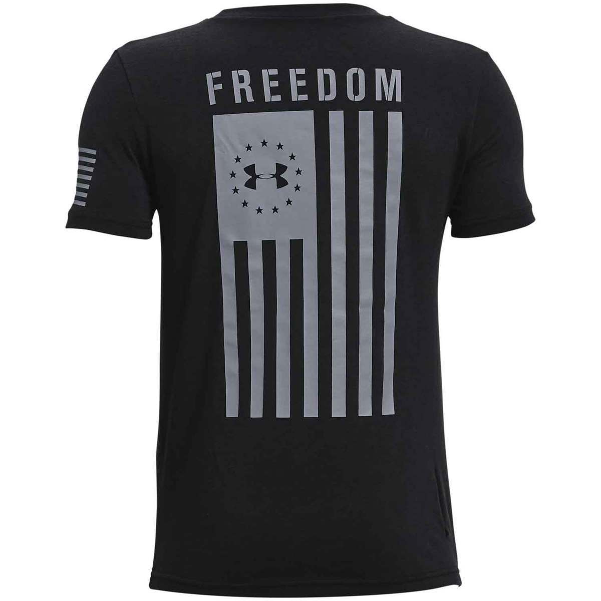 Under Armour Boys' Freedom Flag Short Sleeve Shirt | Sportsman's Warehouse
