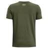 Under Armour Boys' Freedom Short Sleeve Casual Shirt - Marine OD Green - XL - Marine OD Green XL