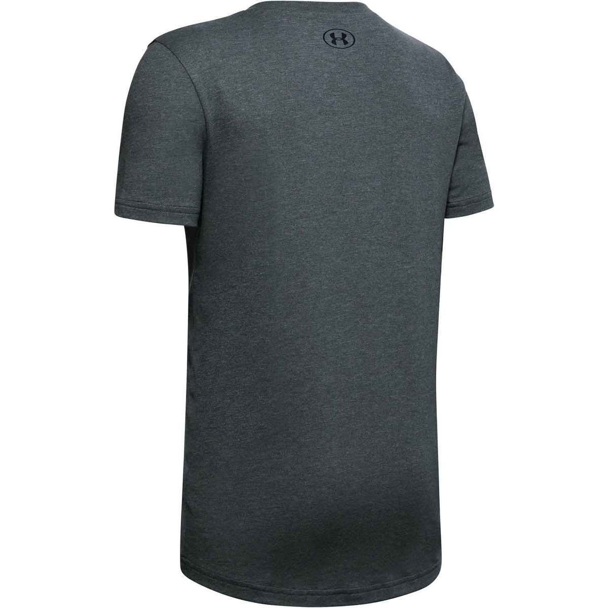 Under Armour Boys' Sportstyle Short Sleeve Shirt - Pitch Gray - M - Pitch Gray M Under Armour Boys' Sportstyle Short Sleeve Shirt - Pitch Gray - M - Pitch Gray M