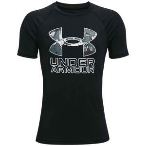 Under Armour Boys' Tech Hybrid Print Short Sleeve Shirt
