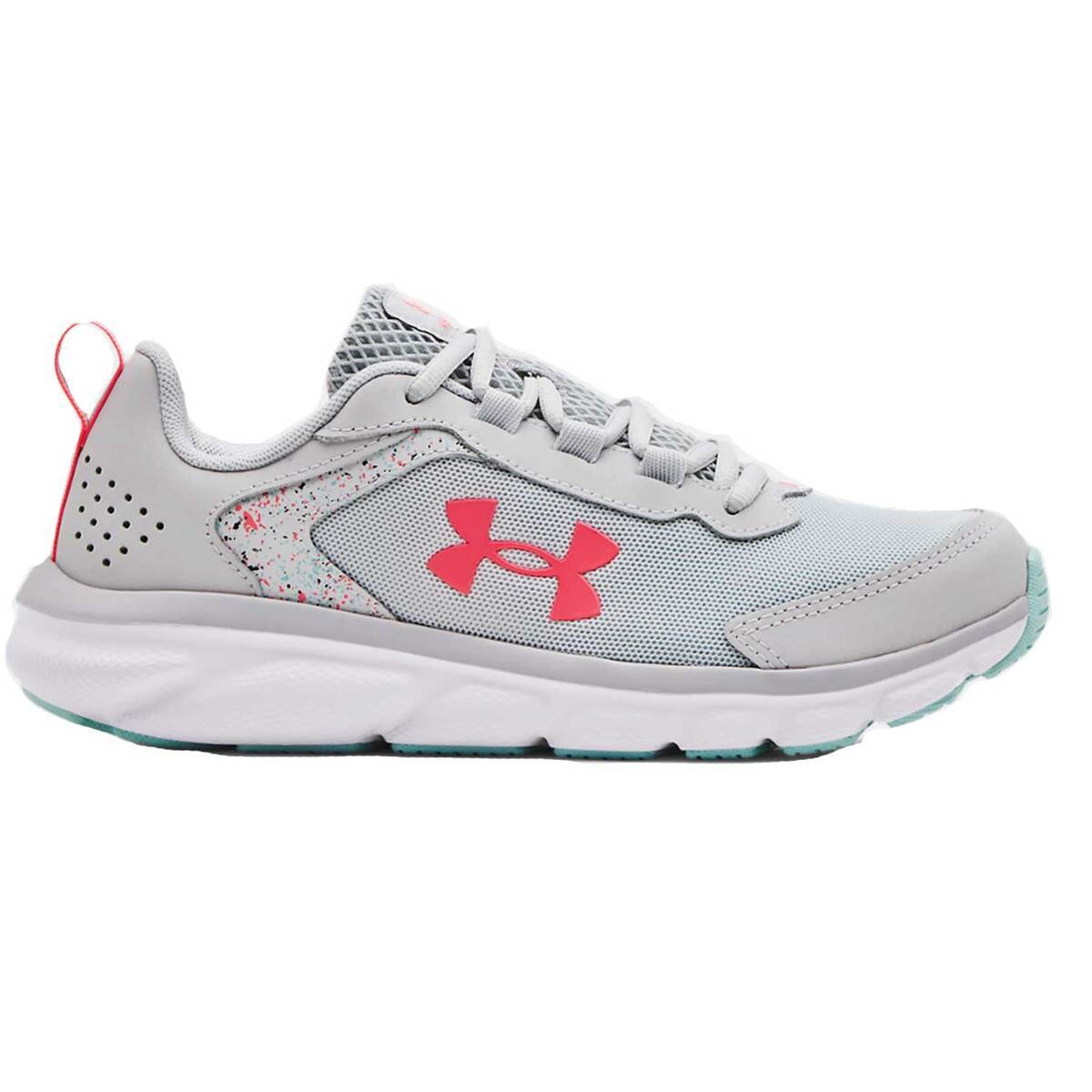 Under Armour Girls' Grade School Assert 9 Paint Splatter Running Shoes ...