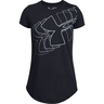 Under Armour Girls' Linear Logo Graphic Short Sleeve Shirt
