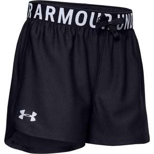 Under Armour Girls' Play Up Solid Relaxed Fit Shorts