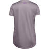Under Armour Girls' Tech Big Logo Short Sleeve Shirt - Purple - XL - Purple XL