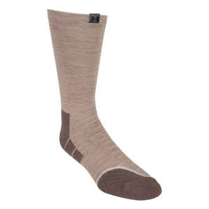 Under Armour Men's All Season Wool Hiking Socks - Highland Buff - L