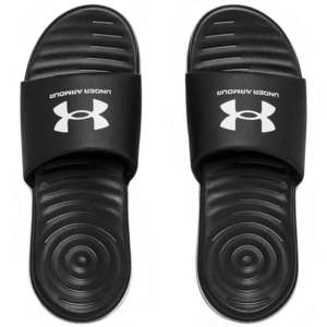 Under Armour Men's Ansa Fixed Slide Sandals - Black - Size 12