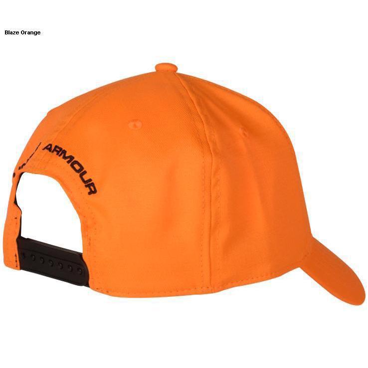 Under Armour Men's Camo Adjustable 2.0 Hunting Cap - Blaze Orange One Size Fits Most Under Armour Men's Camo Adjustable 2.0 Hunting Cap - Blaze Orange One Size Fits Most