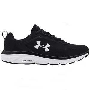 Under Armour Men's Charged Assert 9 Running Shoes - Black and White - 13
