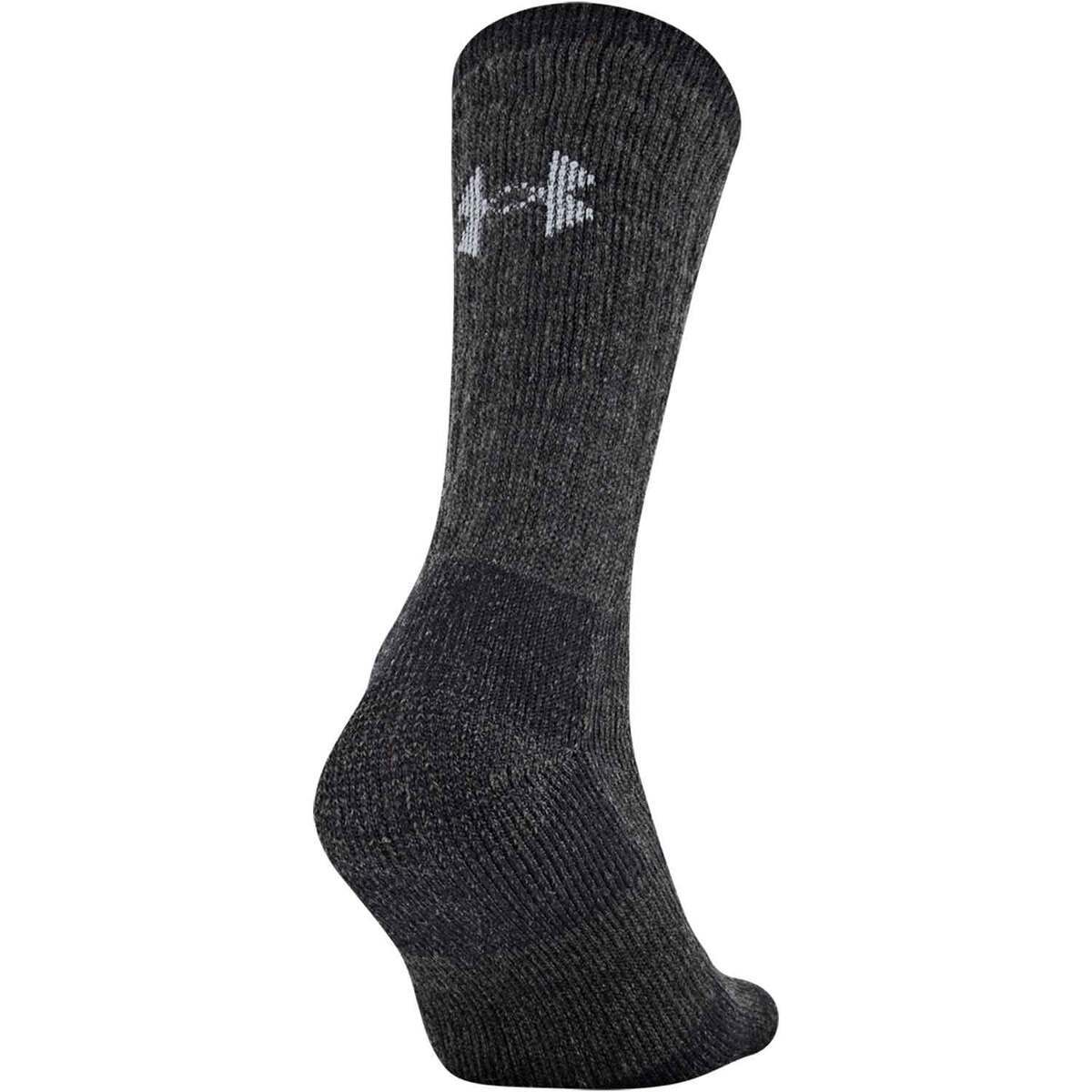 Under Armour Men's Coldgear 2 Pack Hiking Crew Socks Under Armour Men's Coldgear 2 Pack Hiking Crew Socks
