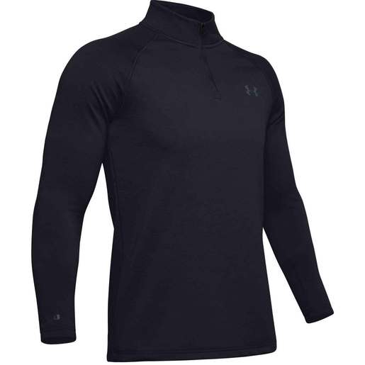 Under Armour Men’s ColdGear Base 4.0 Half Zip Long Sleeve Shirt – Black 3XL