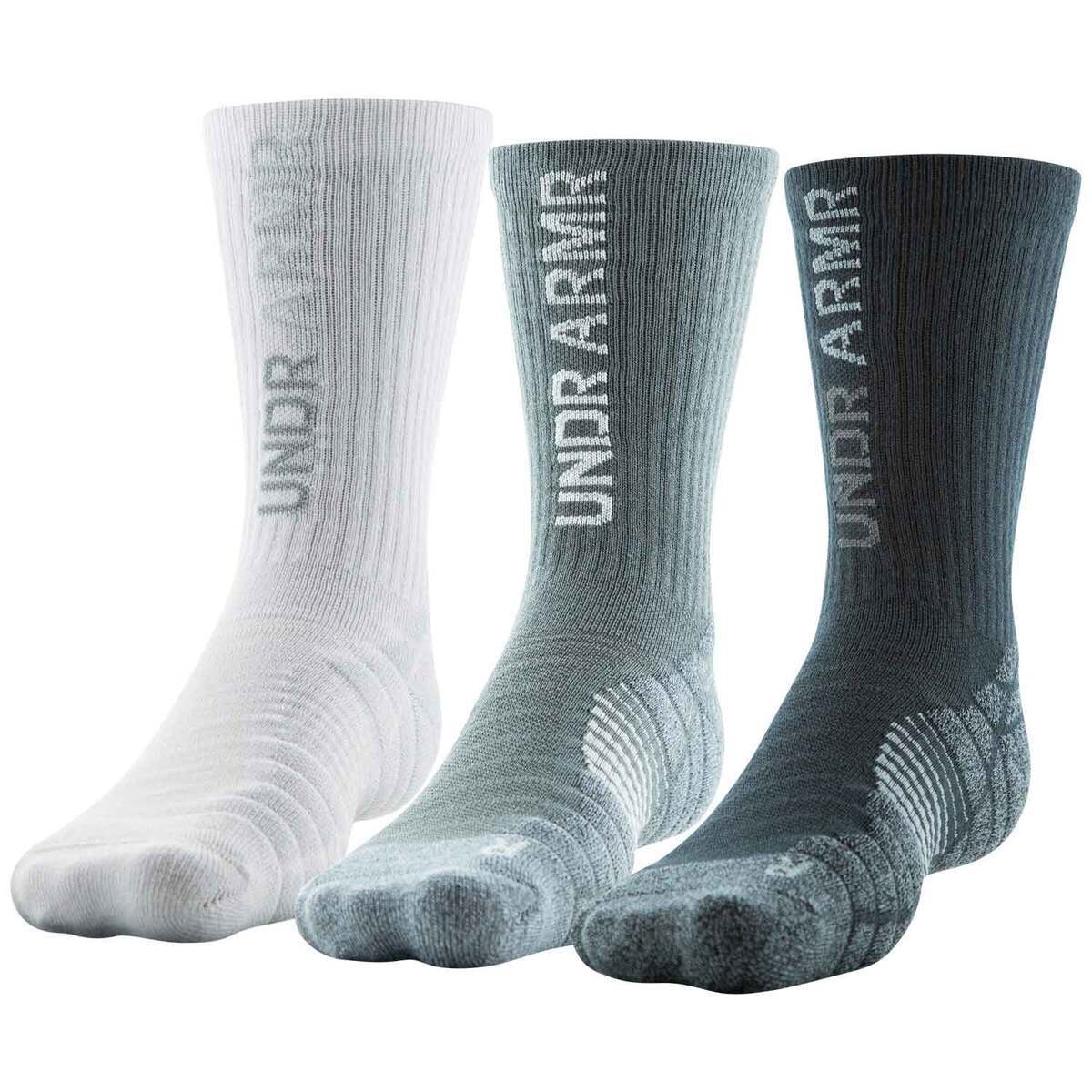 Under Armour Men's Elevated Performance 3-Pack Crew Casual Socks Under Armour Men's Elevated Performance 3-Pack Crew Casual Socks