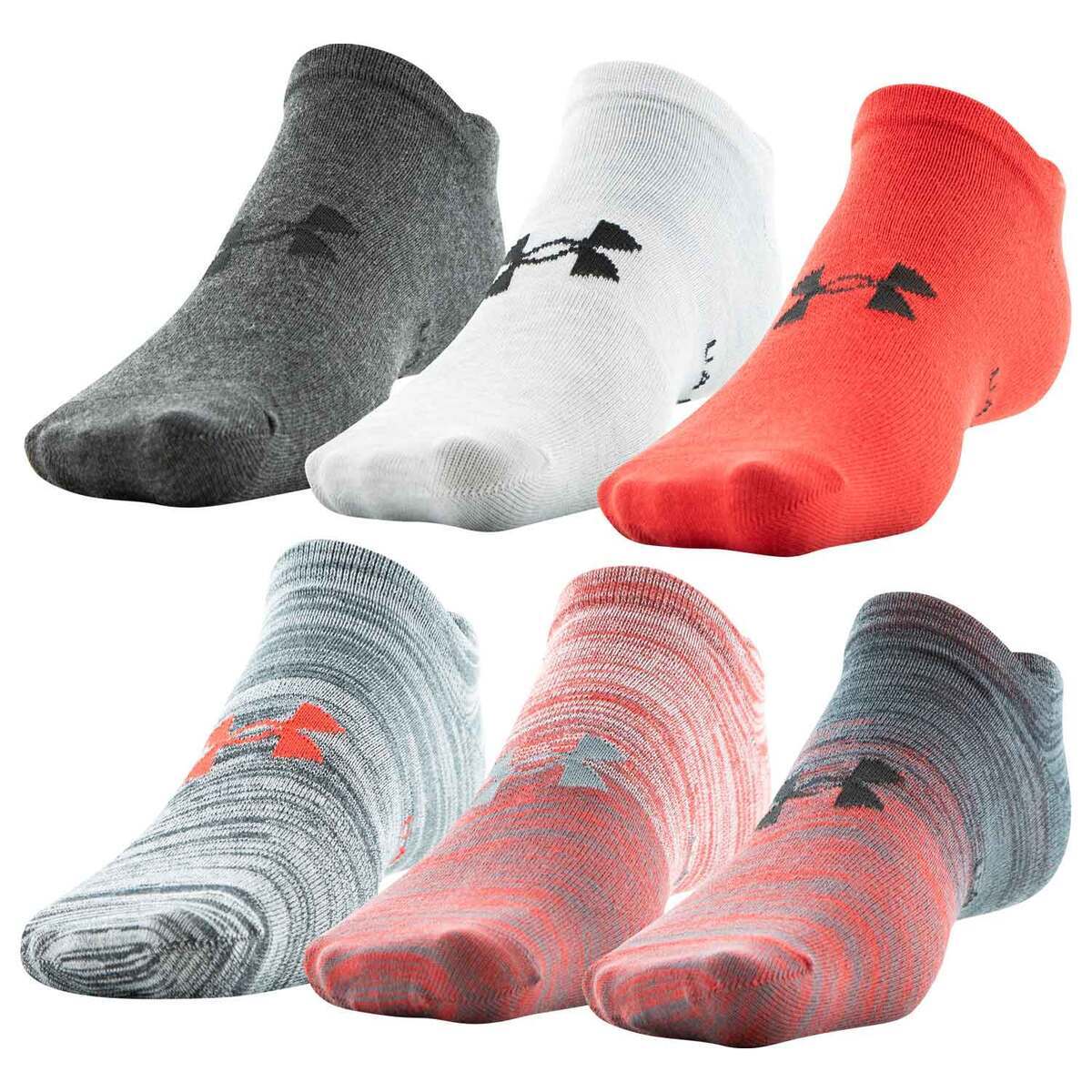 Under Armour Men's Essential Lite 6-Pack No Show Socks Under Armour Men's Essential Lite 6-Pack No Show Socks