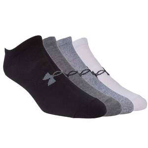 Under Armour Men's Essential Lite Ankle Socks - Pitch Grey - L