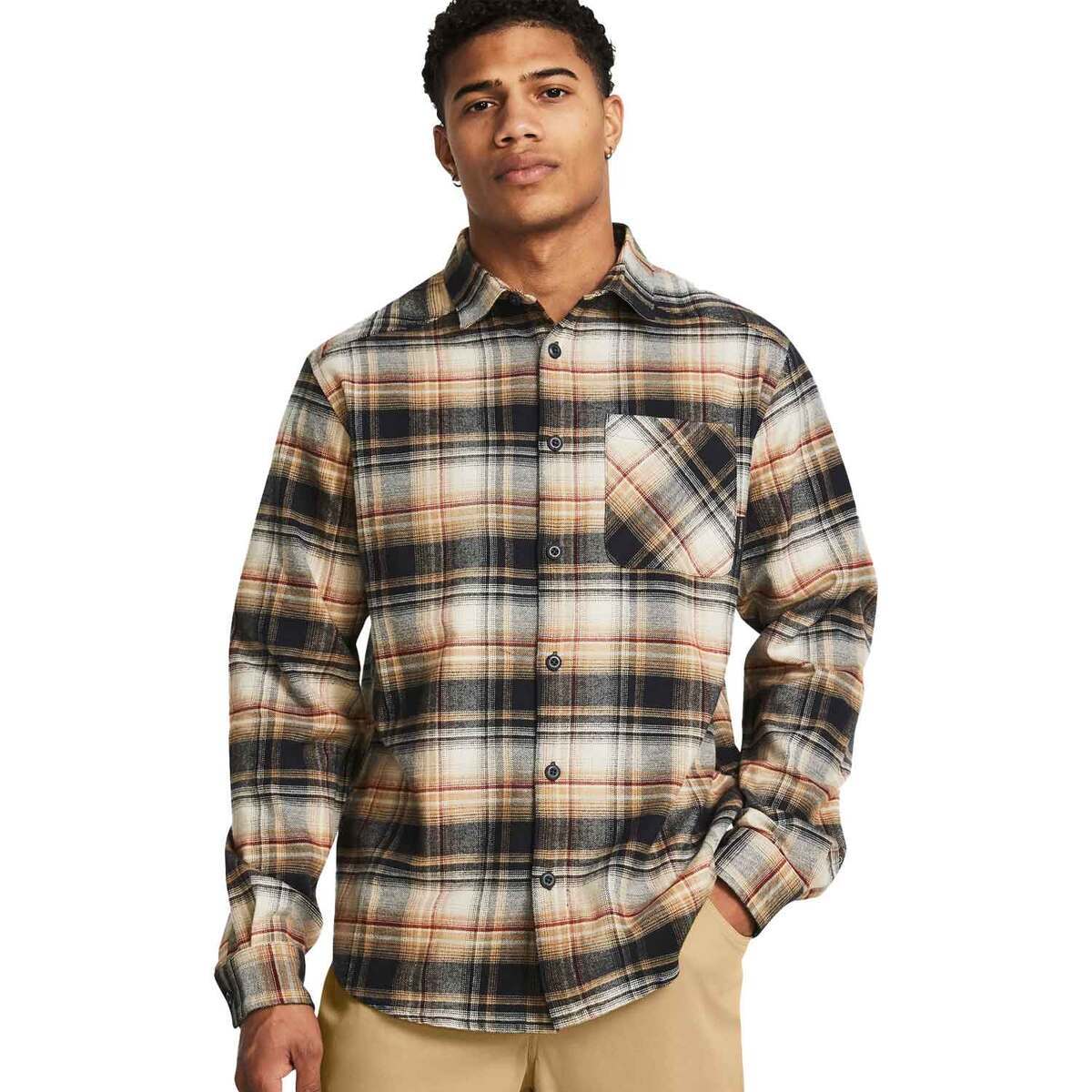 Under Armour Men's Expanse Flannel Long Sleeve Casual Shirt Under Armour Men's Expanse Flannel Long Sleeve Casual Shirt