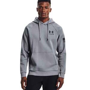 Under Armour Men's Freedom Flag Casual Hoodie - Steel - 3XL