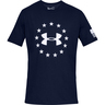 Under Armour Men's Freedom Logo Short Sleeve Shirt - Blue M