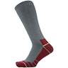 Under Armour Men's Hitch Rugged Hiking Socks - Pitch Gray Cardinal - XL - Pitch Gray Cardinal XL