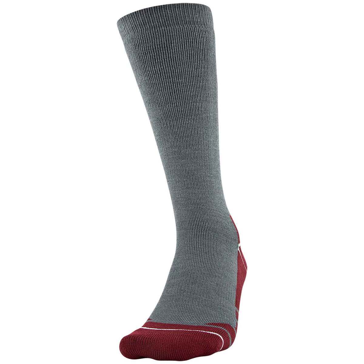 Under Armour Men's Hitch Rugged Hiking Socks - Pitch Gray Cardinal - XL - Pitch Gray Cardinal XL Under Armour Men's Hitch Rugged Hiking Socks - Pitch Gray Cardinal - XL - Pitch Gray Cardinal XL