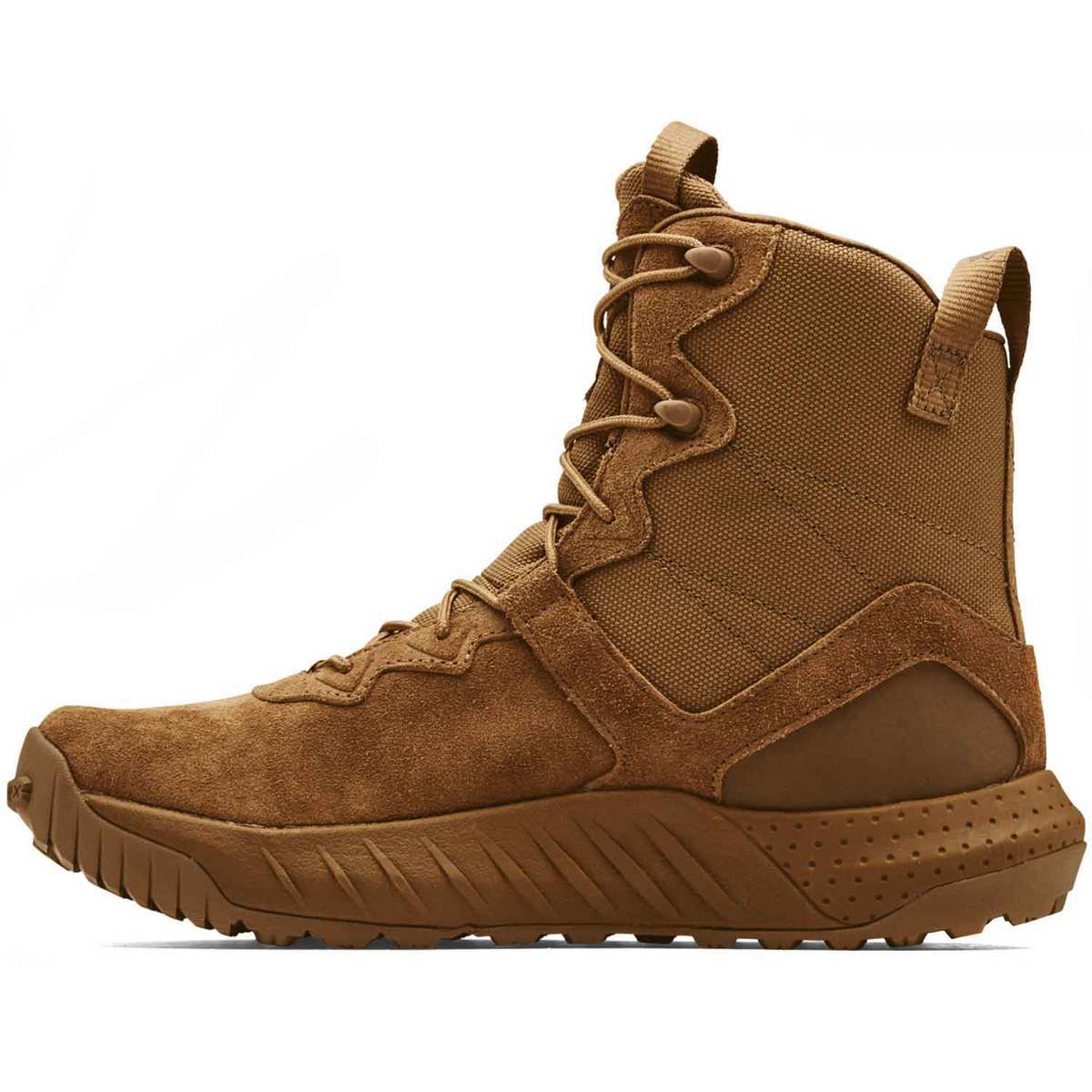 Under Armour Men's Micro G Valsetz Leather Tactical Work Boots - Coyote ...