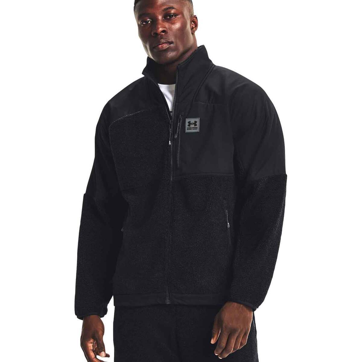 Under Armour Men's Mission Full-Zip Fleece Jacket Under Armour Men's Mission Full-Zip Fleece Jacket