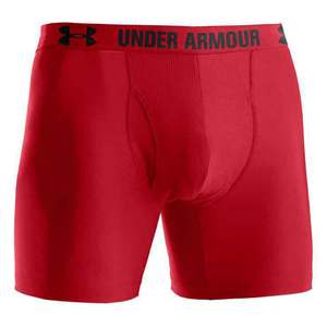 Under Armour Men's Original 6&#34; BoxerJock Boxer Briefs - Neo Pulse Red - 3XL
