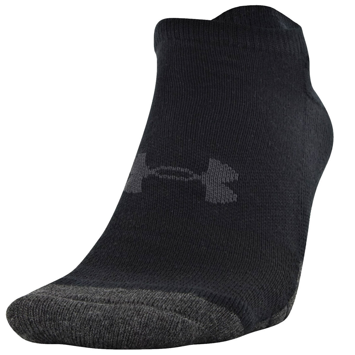 Under Armour Men's Performance Tech No Show 3 Pack Socks - Black - L - Black L Under Armour Men's Performance Tech No Show 3 Pack Socks - Black - L - Black L