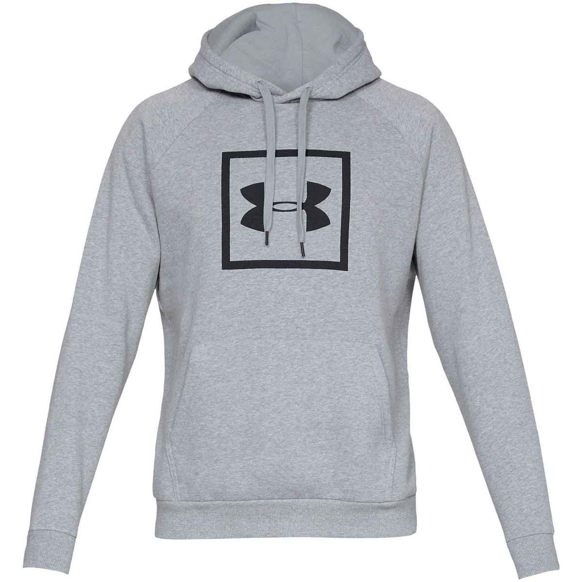 Under Armour Men's Rival Fleece Logo Hoodie - Steel Light Heather - L - Steel Light Heather L Under Armour Men's Rival Fleece Logo Hoodie - Steel Light Heather - L - Steel Light Heather L