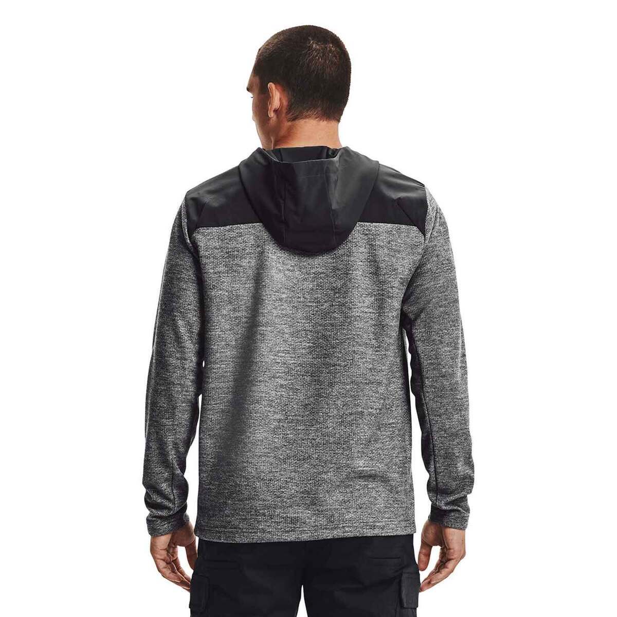 Under Armour Men's Specialist Grid Half Zip Casual Hoodie - Pitch Grey - M - Pitch Grey M Under Armour Men's Specialist Grid Half Zip Casual Hoodie - Pitch Grey - M - Pitch Grey M