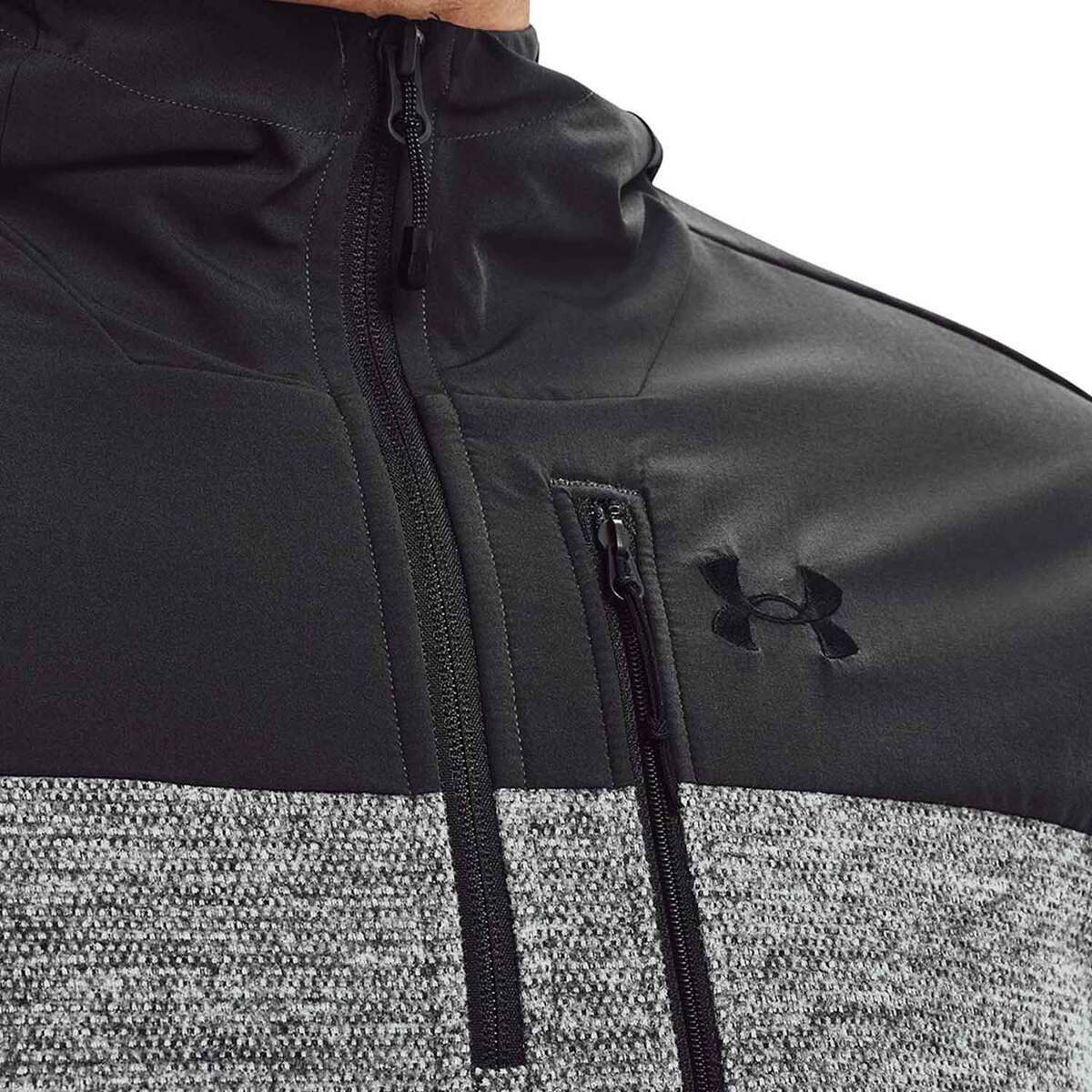 Under Armour Men's Specialist Grid Half Zip Casual Hoodie - Pitch Grey - M - Pitch Grey M Under Armour Men's Specialist Grid Half Zip Casual Hoodie - Pitch Grey - M - Pitch Grey M