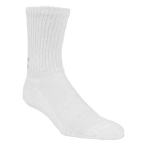 Under Armour Men's Training Crew 6 Pack Casual Socks - White - XL