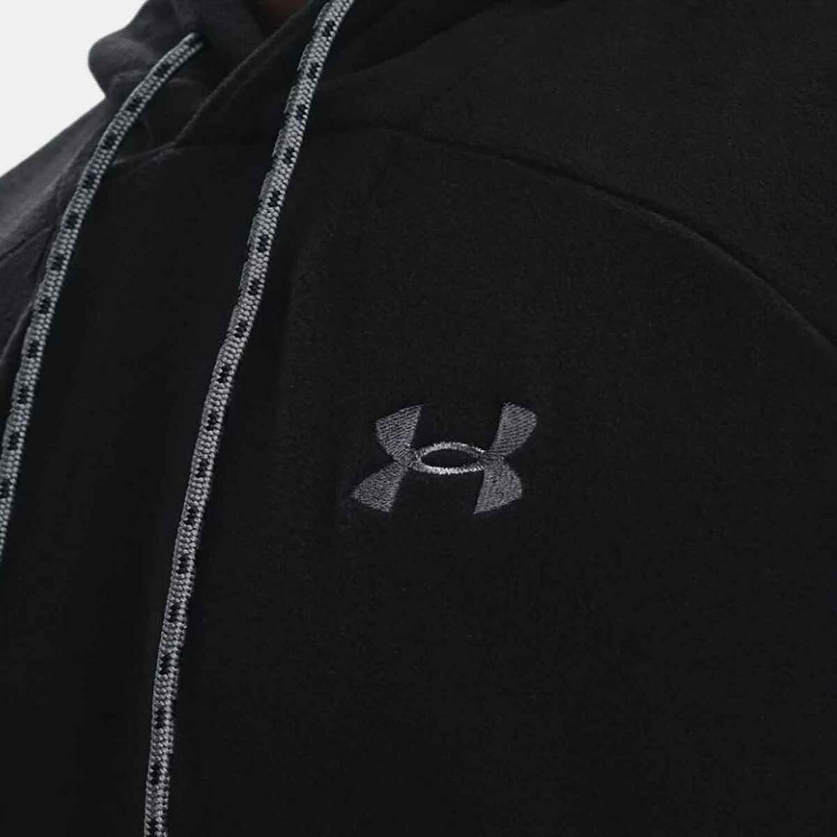 Under Armour Men's Polartec Forge Kangzip Casual Hoodie - Black - M ...