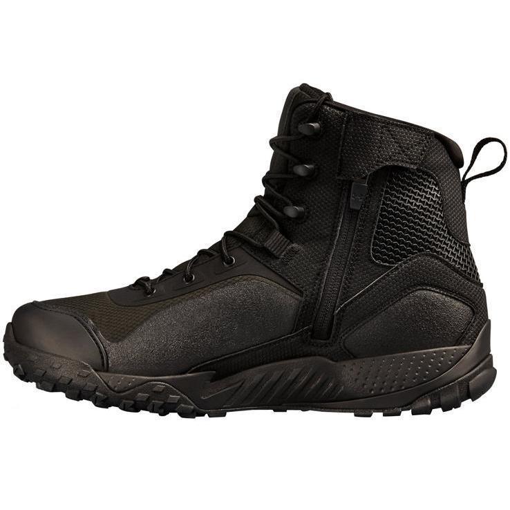 Under Armour Men's Valsetz RTS 1.5 Side Zip Tactical Boots - Black 8.5 ...