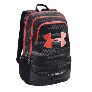 Under Armour Storm Scrimmage Backpack - Black Radio/Red Steel