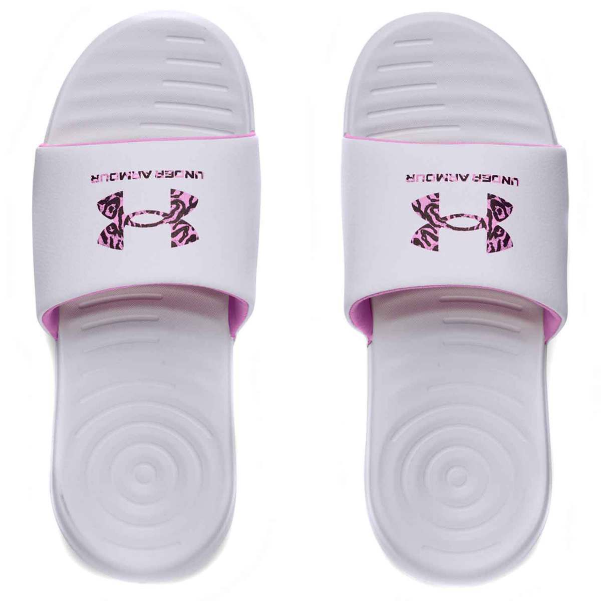 Under Armour Women's Ansa Graphic Slide Open Toe Sandals - White - Size 10 - White 10 Under Armour Women's Ansa Graphic Slide Open Toe Sandals - White - Size 10 - White 10