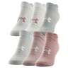 Under Armour Women's Breathe Lite Ultra Low 6-Pack Liner Socks - Pink Elixir Assorted - M - Pink Elixir Assorted M