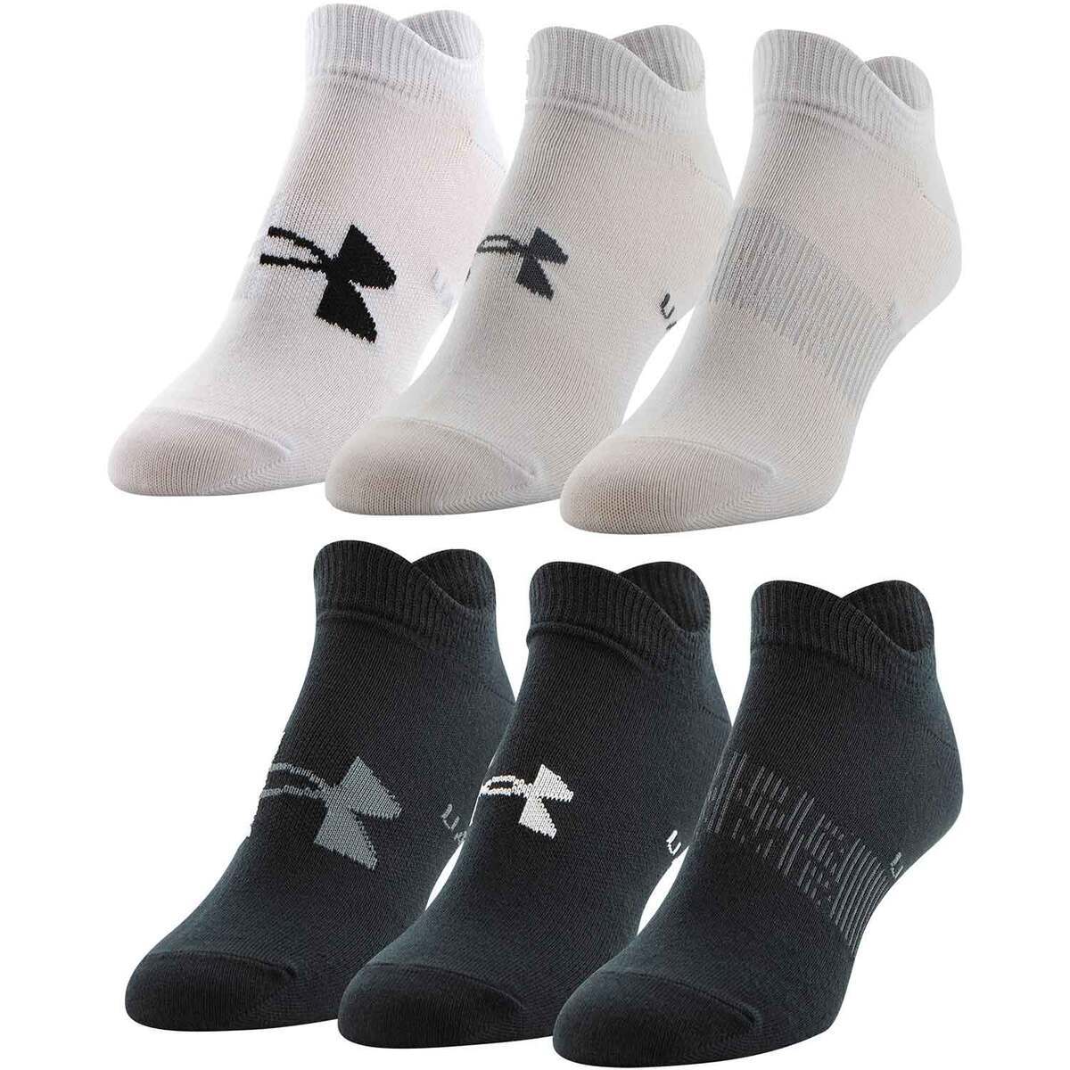 Under Armour Women's Essential No Show 6 Pack Casual Socks | Sportsman ...