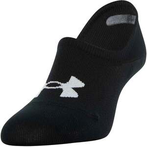 Under Armour Women's Essential Ultra Low Casual Socks - Black - M