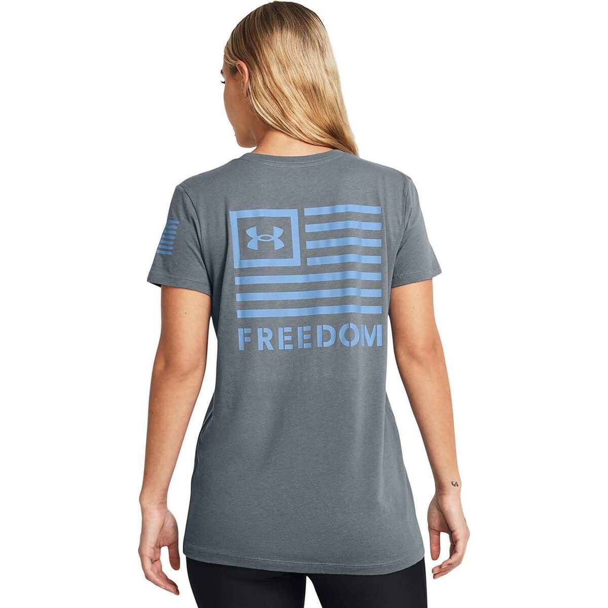 Under Armour Women's Freedom Banner Short Sleeve Casual Shirt Under Armour Women's Freedom Banner Short Sleeve Casual Shirt
