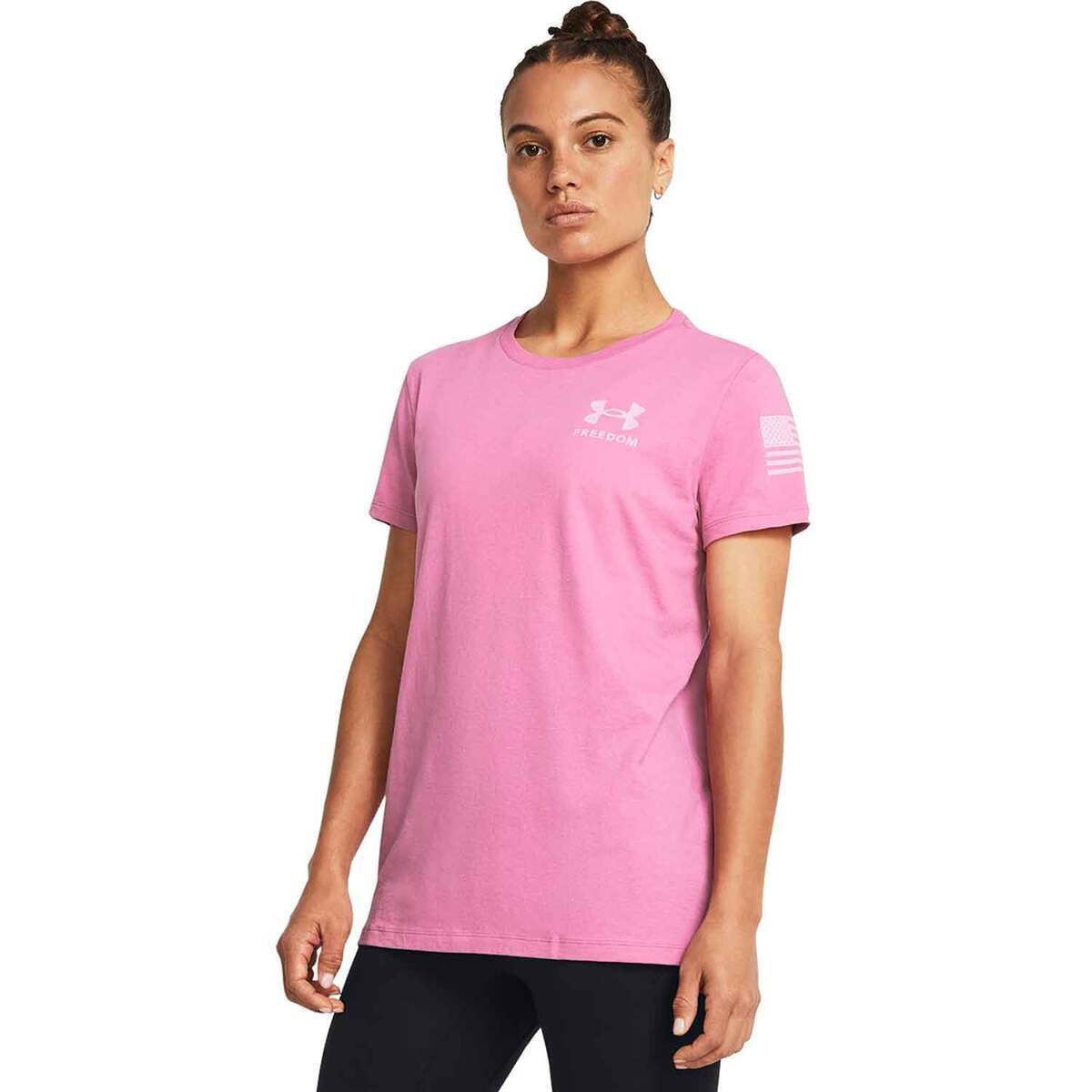 Under Armour Women's Freedom Banner Short Sleeve Casual Shirt Under Armour Women's Freedom Banner Short Sleeve Casual Shirt