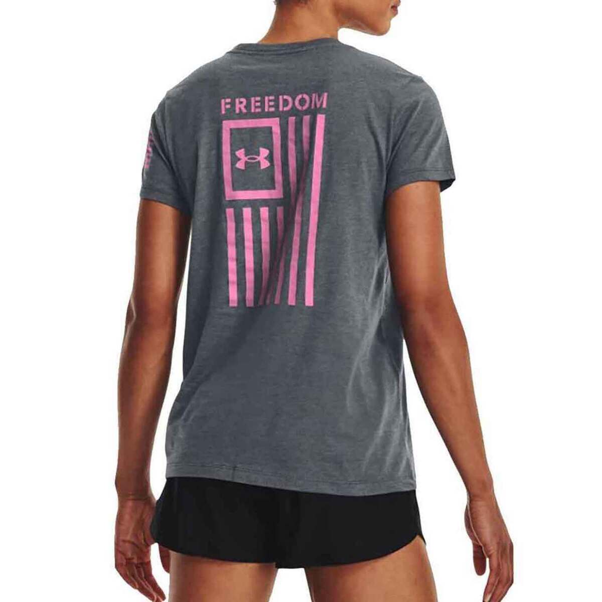 Under Armour Women's Freedom Flag Short Sleeve Casual Shirt Under Armour Women's Freedom Flag Short Sleeve Casual Shirt